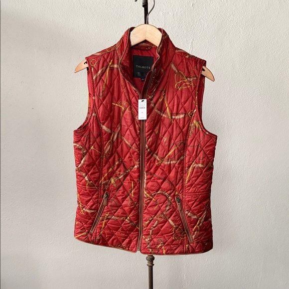Talbots Jackets & Blazers - NWT Talbots Equestrian Puffer Quilted Vest Size Medium